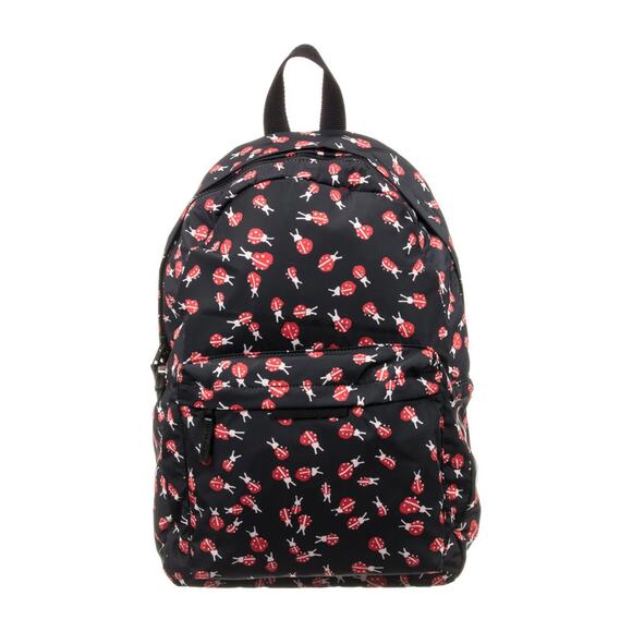 Stella Mccartney Ladybug School Preppy Backpack Black / Red Kids Girl One Size